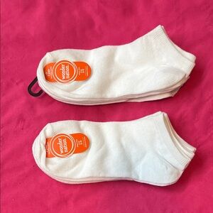 Wonder Nation Men's White Casual Socks